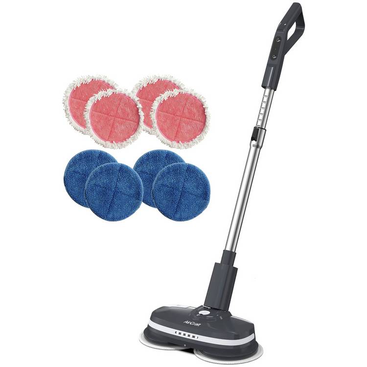 AirCraft PowerGlide Cordless Hard Floor Cleaner with 8 Pads  0