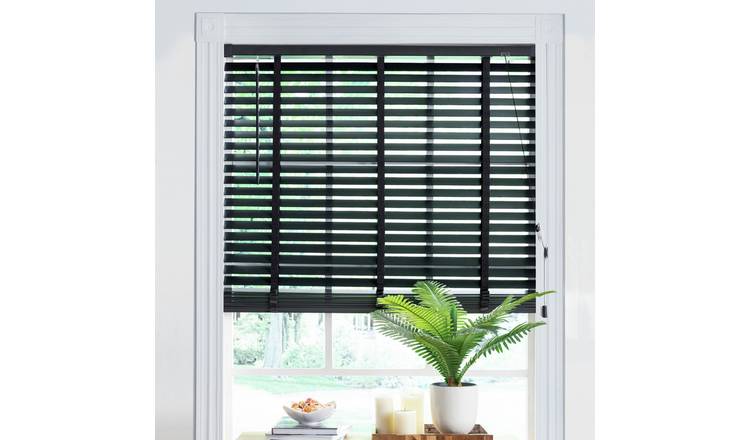 Little Black Book Basswood Slate Grey Venetian Blind - 80cm