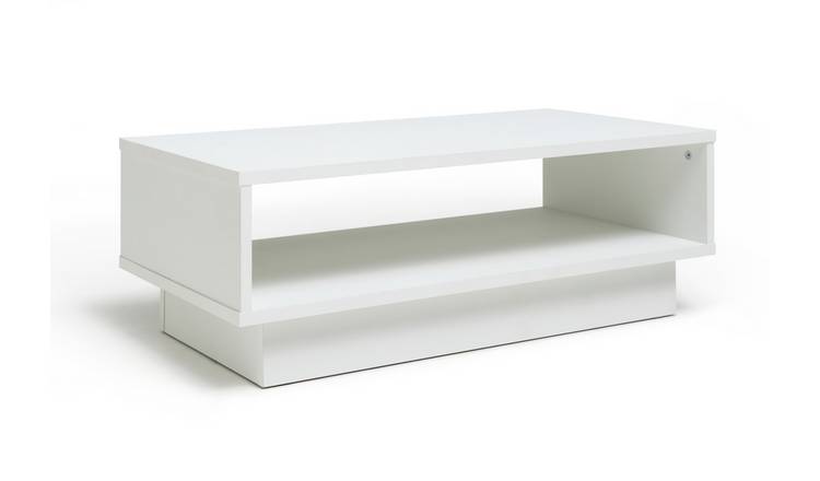 Argos Home Cubes 1 Shelf Coffee Table - White