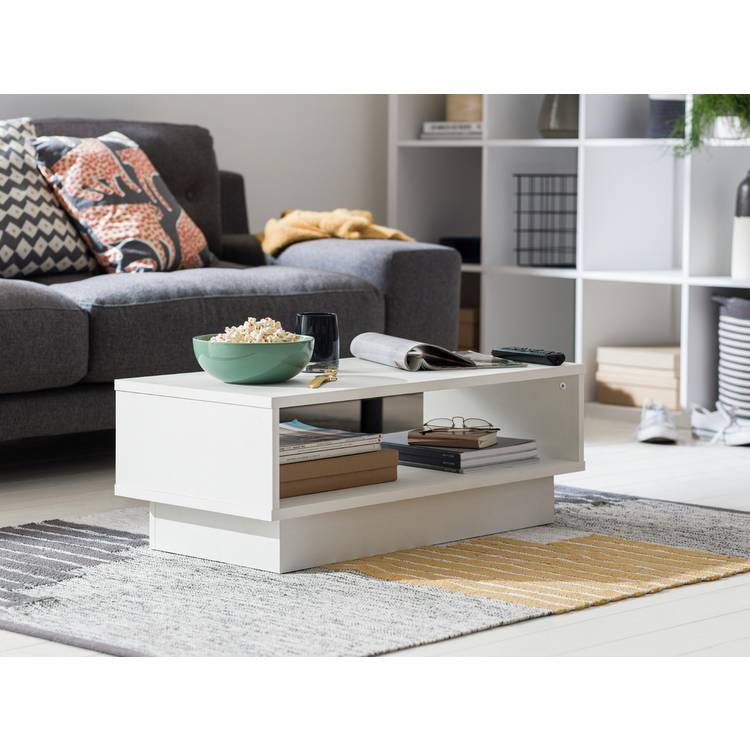 Argos Home Cubes 1 Shelf Coffee Table - White 0