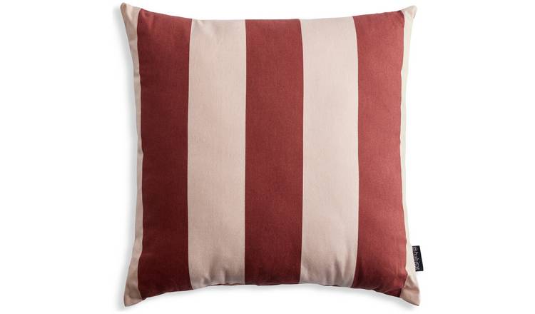 Habitat Stripe Outdoor Cushion - Pink