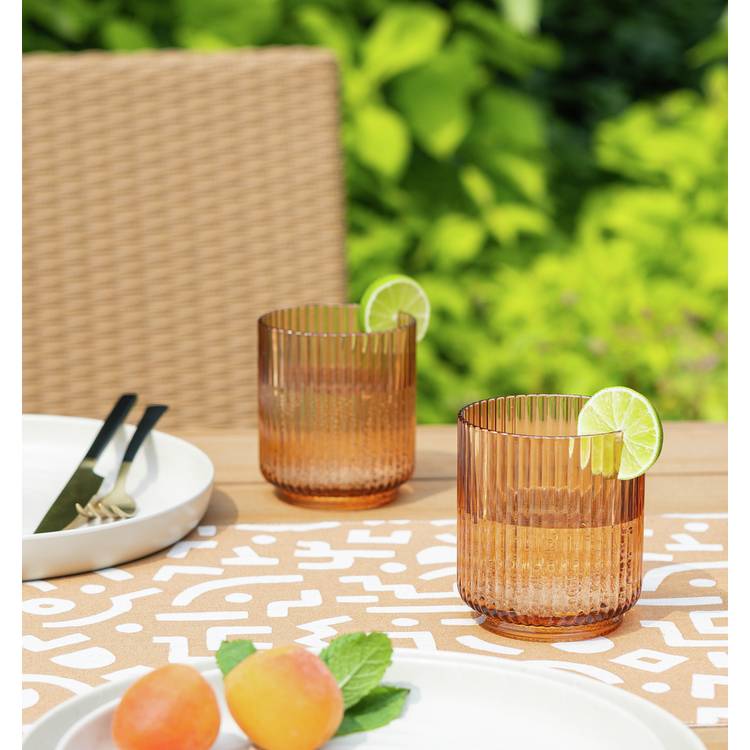 Habitat Amber Picnic Tumblers – set of 4 0