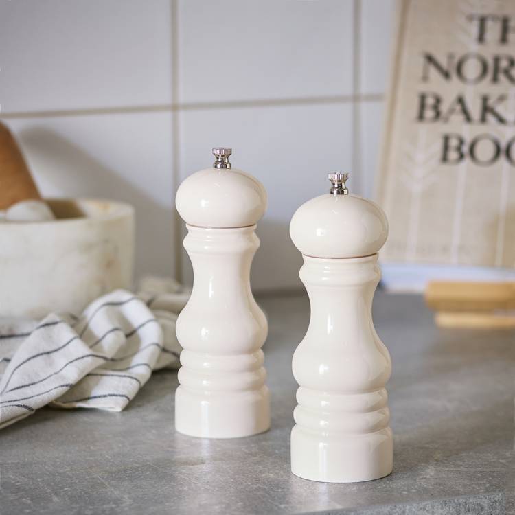 Habitat Salt and Pepper Mill- Cream 0