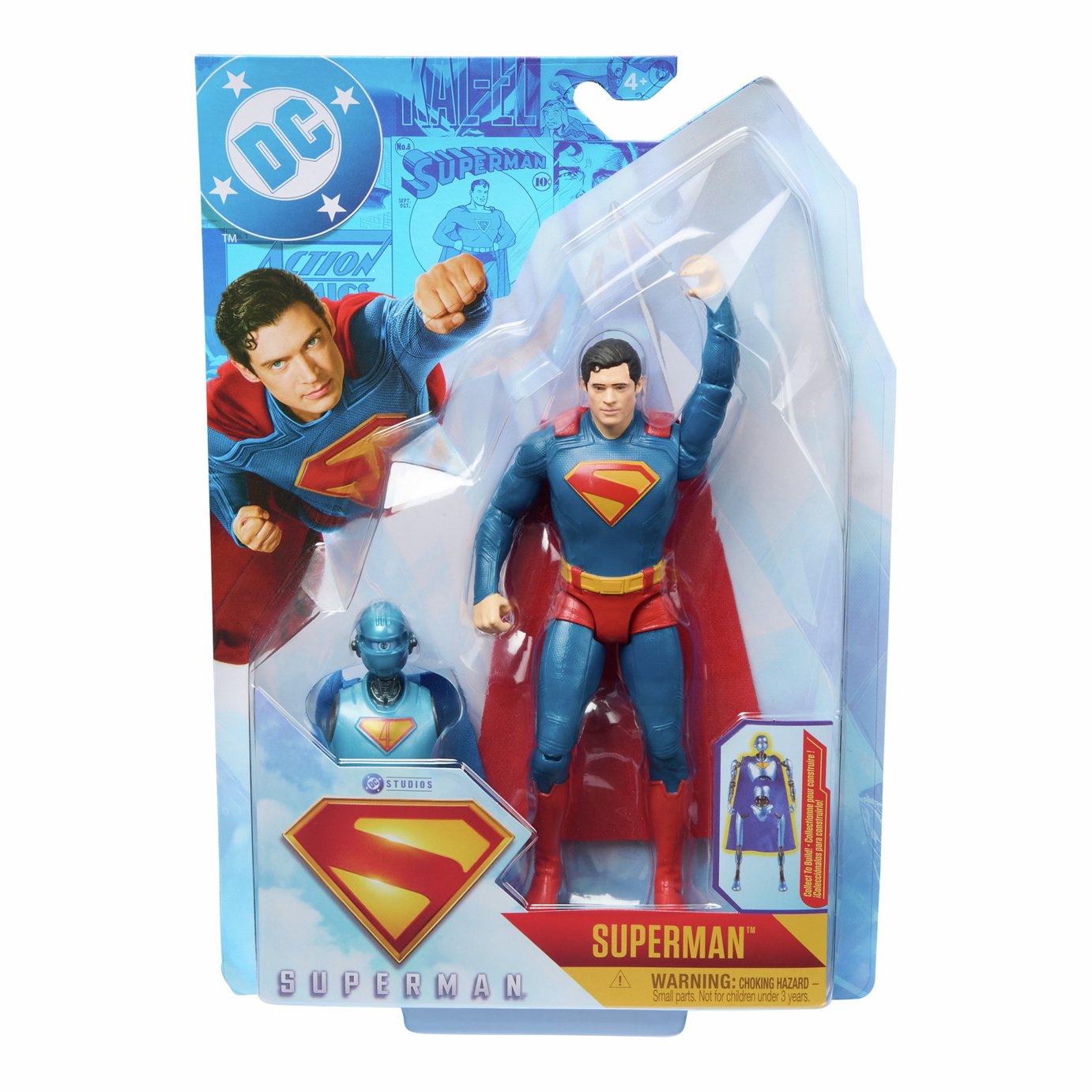 RARE HUNTER PREY SUPERMAN 4 FIGURE 1995 KENNER HASBRO MAN O STEEL COLLECTIBLE