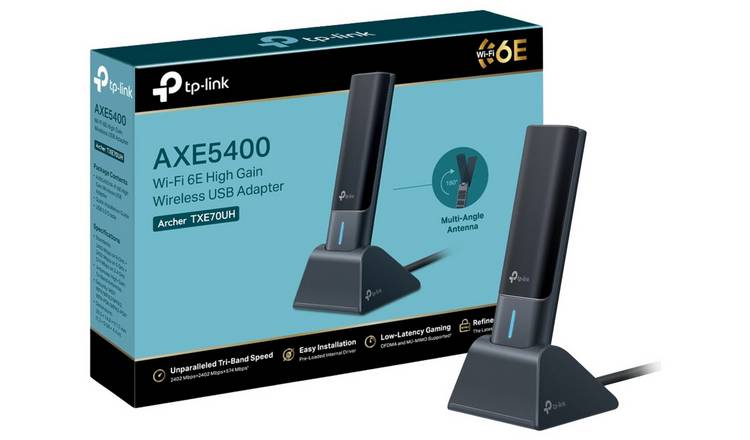 TP-Link Archer AXE5400 Tri-Band USB 3.0 Wi-Fi 6E Adapter