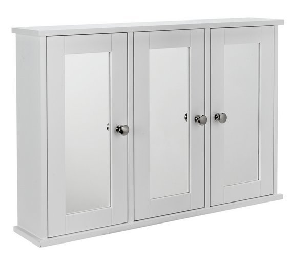 Argos Home 3 Door Mirrored Classic Core Cabinet review