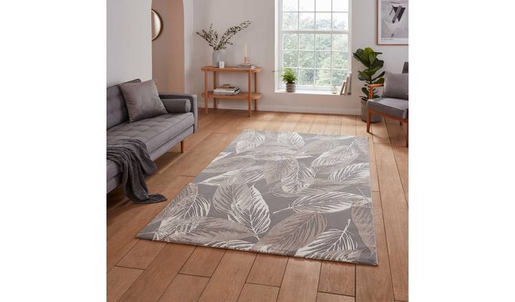 Mega Flooring Grey Modern Abstract Rug - 120 x 170cm