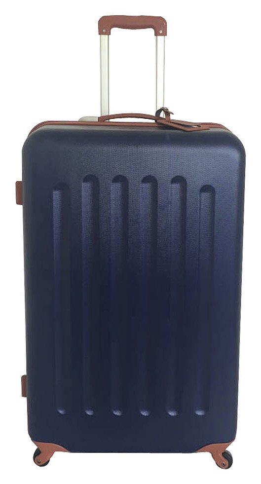 Go Explore Small 4 Wheel Hard Suitcase Navy and Tan 4556756 Argos Price Tracker pricehistory