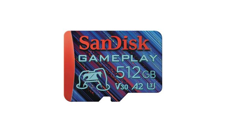 SanDisk Gameplay 190MBs micro SDXC Memory Card- 512GB