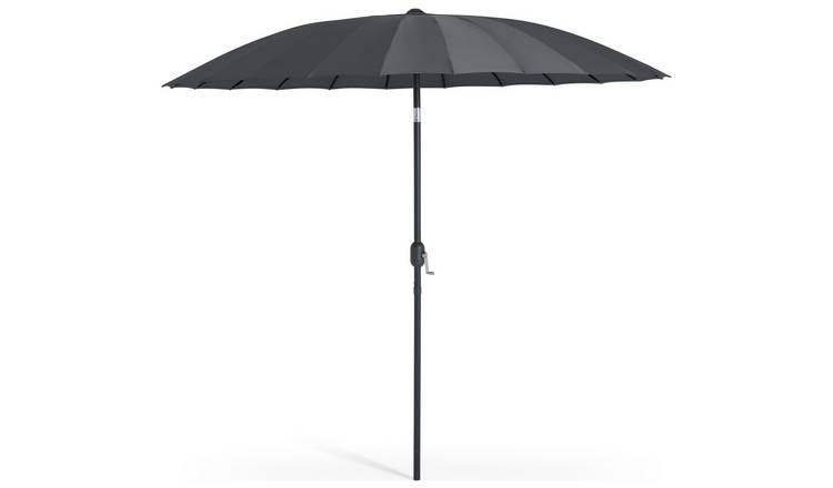 Habitat Shanghai 2.7m Garden Parasol - Grey