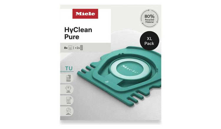 Miele HyClean Pure TU Dust Bags - XL Pack of 8