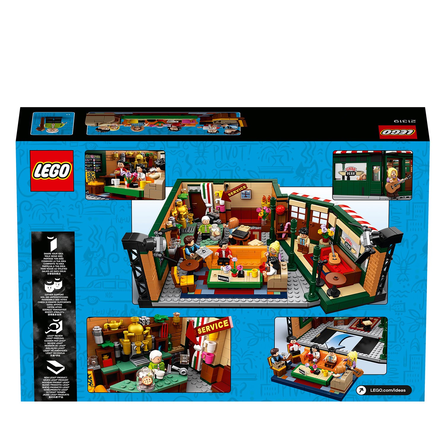 argos friends lego central perk