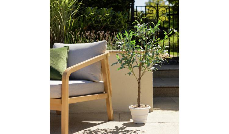 Home 53 inch Tall Faux Olive Tree