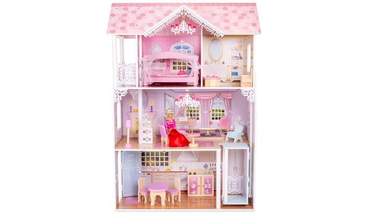 Wooden dolls store house argos