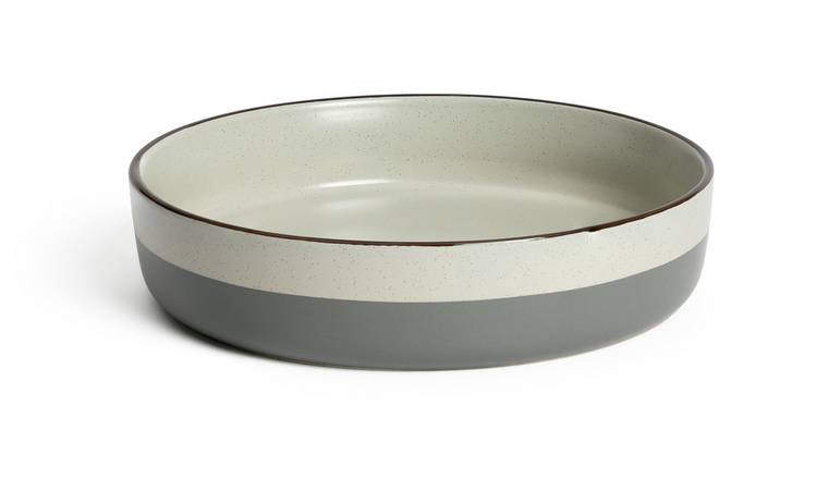 Buy Habitat 24cm Speckle Ceramic Pie Dish Grey Argos