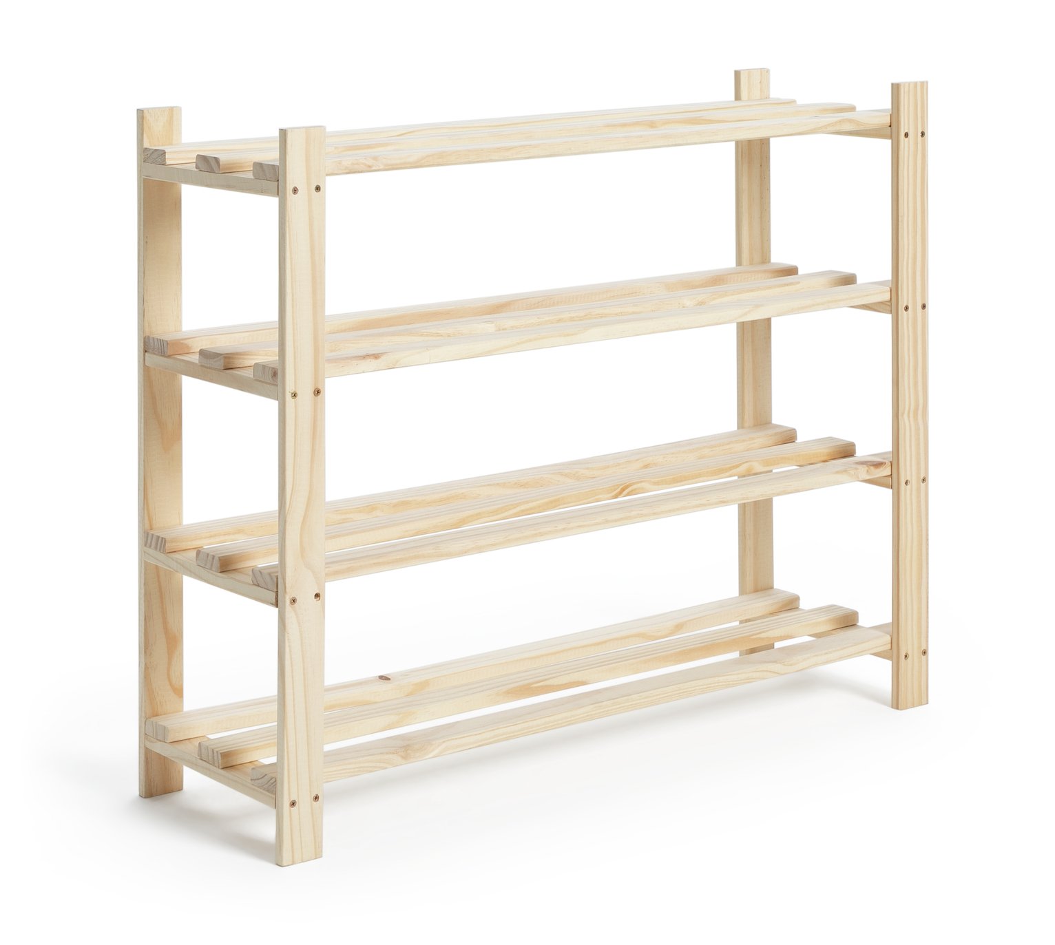 Habitat Karee 4 Shelf Shoe Storage Rack - Pine