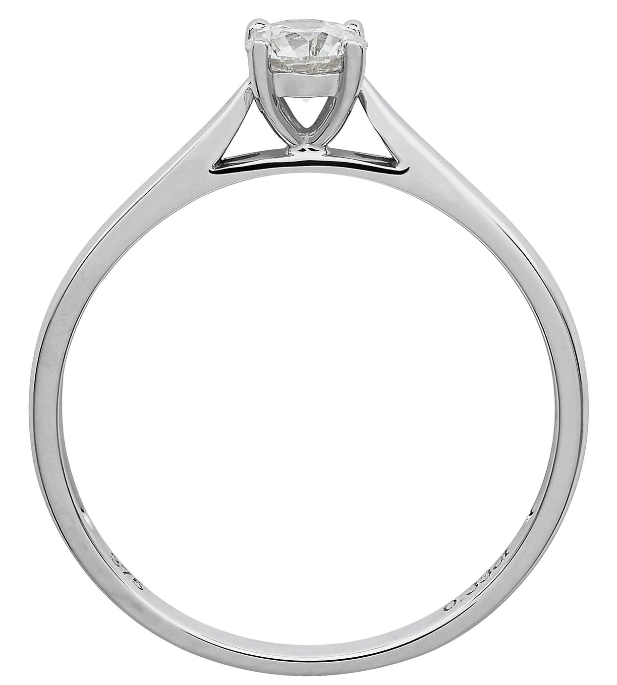 Revere 9ct White Gold 0.33ct Diamond Solitaire Ring Review