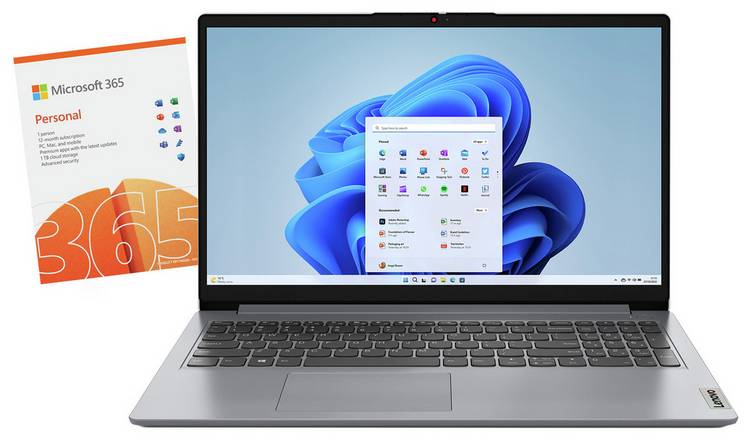 Buy Lenovo IdeaPad 1i 15.6in Celeron 4GB 128GB Laptop