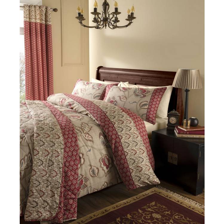 Catherine Lansfield Kashmir Beige Bedding Set - Double 0