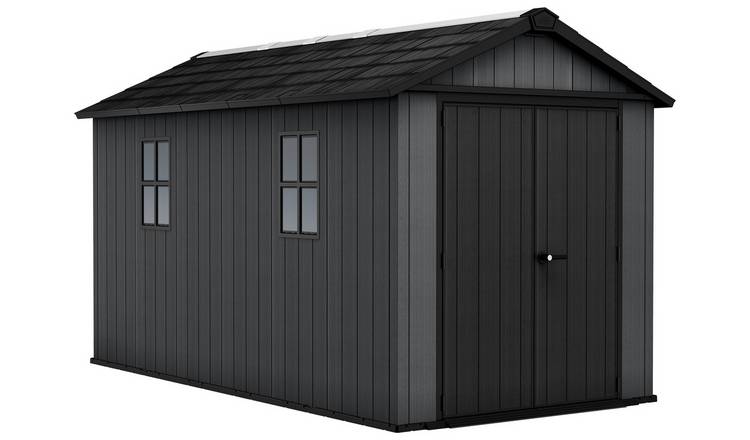 Keter Apex Grey Outdoor Garden Shed - 7.5 x 13ft