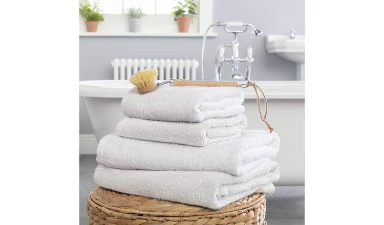 Argos Home 4 Piece Towel Bale - White