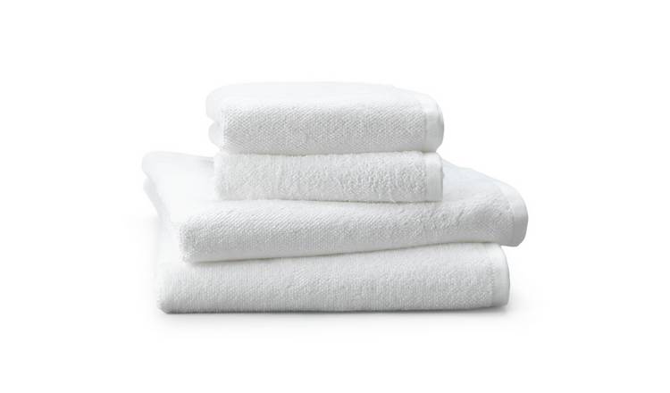 Argos Home 4 Piece Towel Bale - White