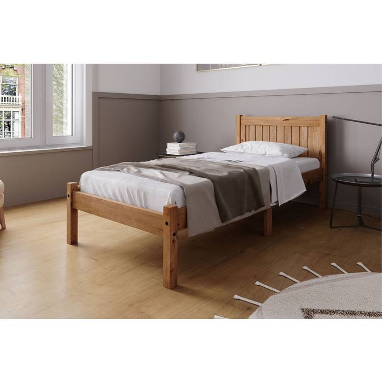 Birlea Rio Single Wooden Bed Frame - Pine 0