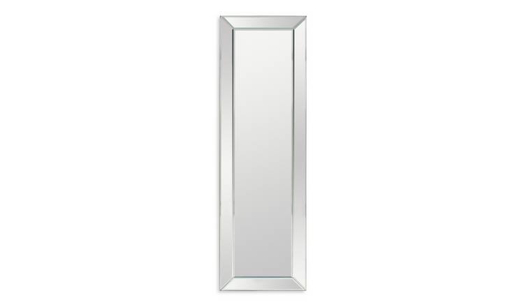 Buy Habitat Rectangular Blanche Bevelled Mirror - 115x35cm | Wall mirrors | Argos