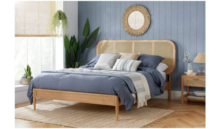 Birlea Elina Double Wooden Bed Frame  - Oak