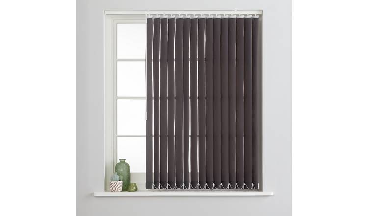 Argos Home Grey Vertical Blind - 120cm