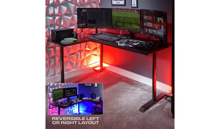 X rocker panther best sale xl corner gaming desk