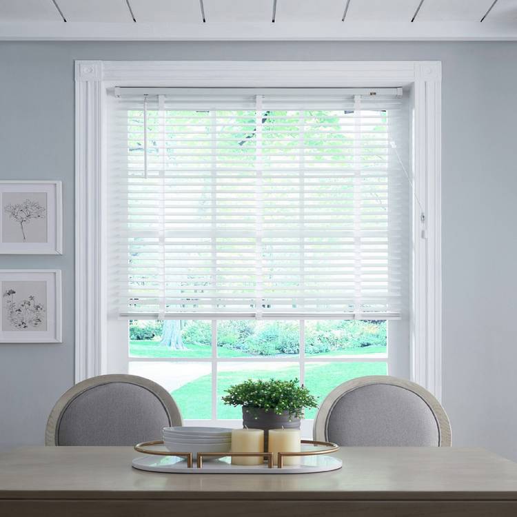 Little Black Book Basswood White Venetian Blind - 165cm 0