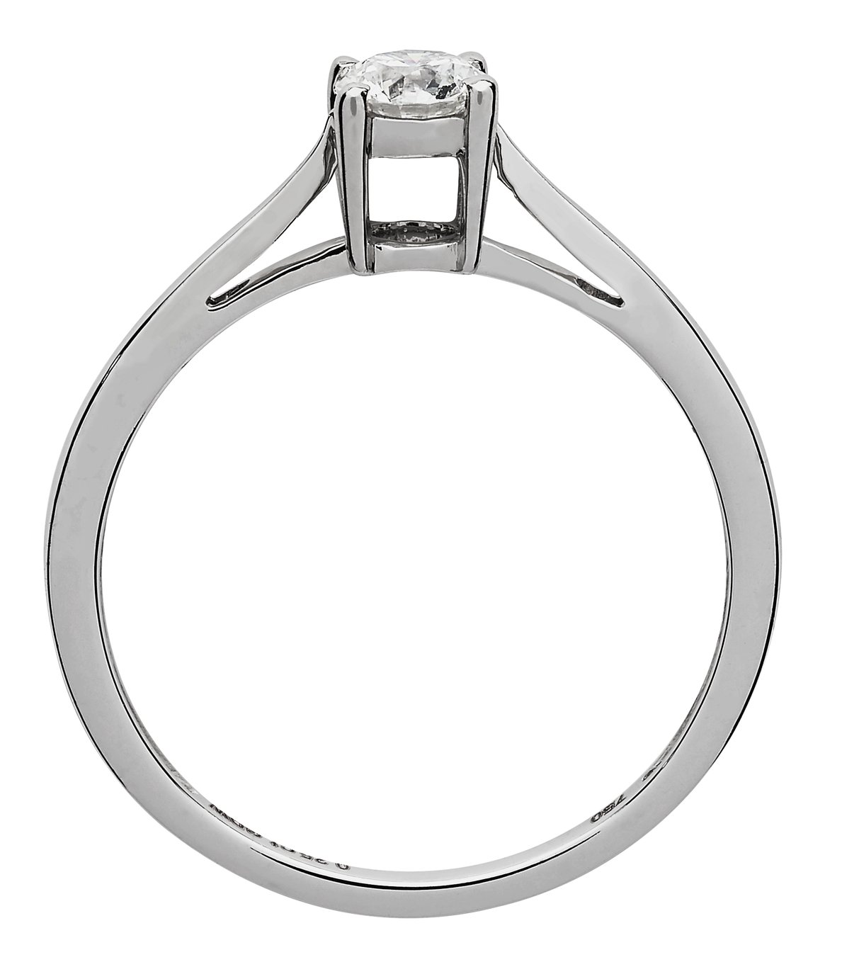 Revere 9ct White Gold 0.25ct Diamond Solitaire Ring Review