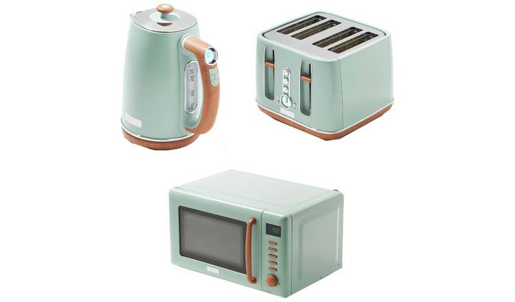 Haden 206800 Dorchester Kettle, Toaster & Microwave - Sage