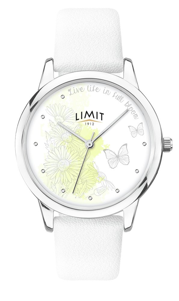 Limit Ladies White Illustration Faux Leather Strap Watch Review