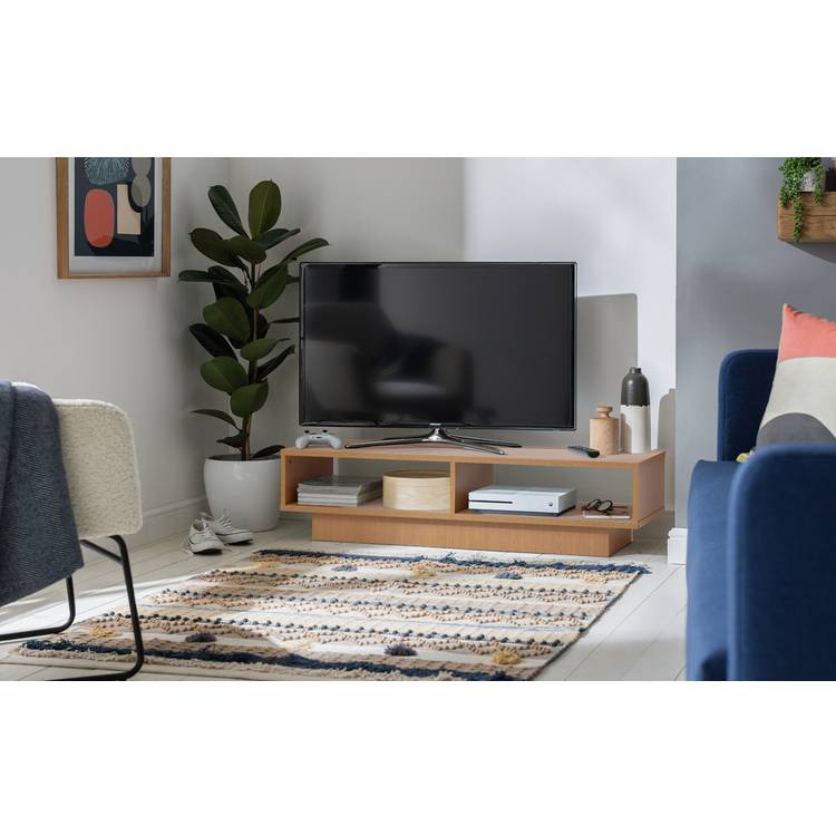 Argos Home Cubes Large TV Unit - Oak Effect 0