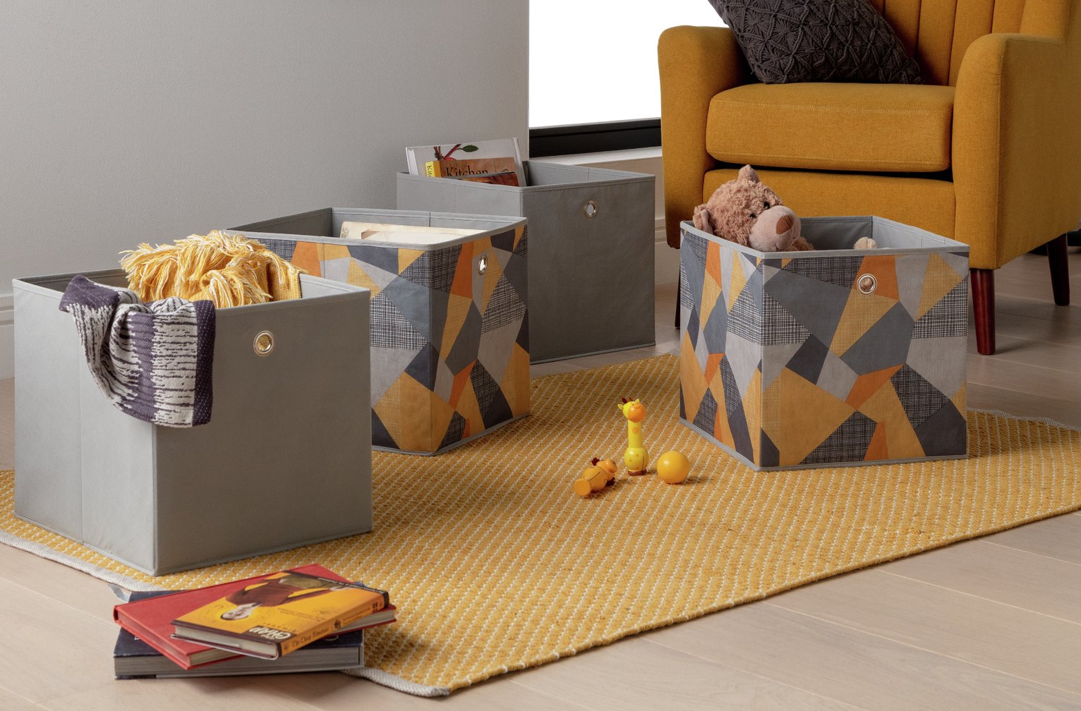 Argos Home Set of 4 Geometric Squares Plus Boxes Review