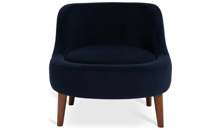 Habitat Beckett Fabric Armchair - Navy