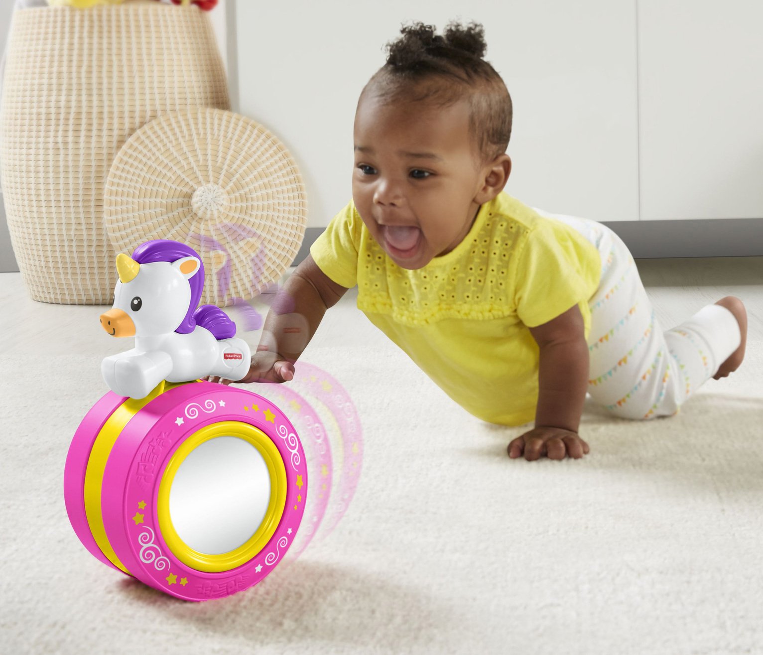 fisher price crawling toy