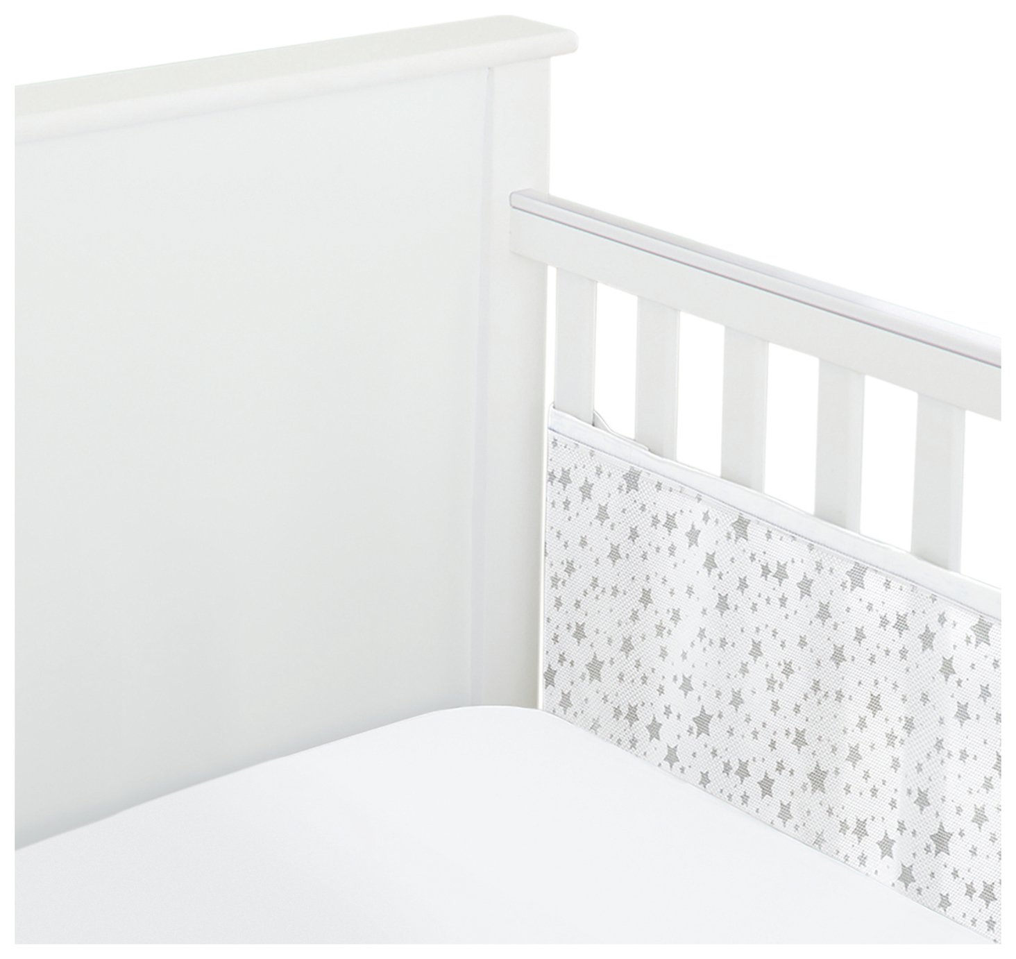BreathableBaby 2 Sided Classic Cot Liner - Grey