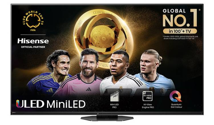 Hisense 65 In 65U8NQTUK Smart 4K UHD HDR Mini LED Freely TV