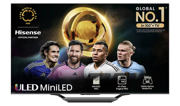 Hisense 85 Inch 85U7NQTUK Smart 4K UHD HDR ULED Freely TV