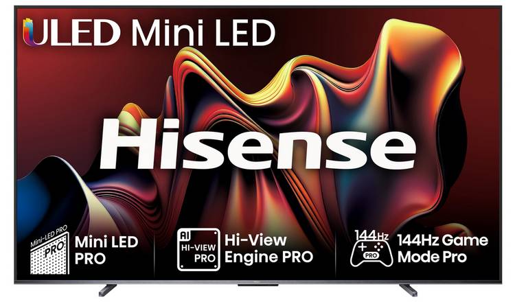 Hisense 100 Inch 100U7NQTUK Smart 4K UHD HDR ULED Freely TV