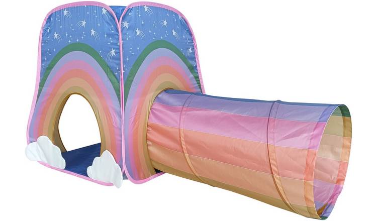 Chad Valley Rainbow Play Tent and Tunnel