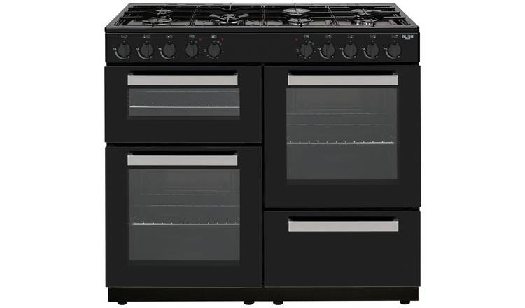 Bush BRC100RDHEB 100cm Dual Fuel Range Cooker - Black