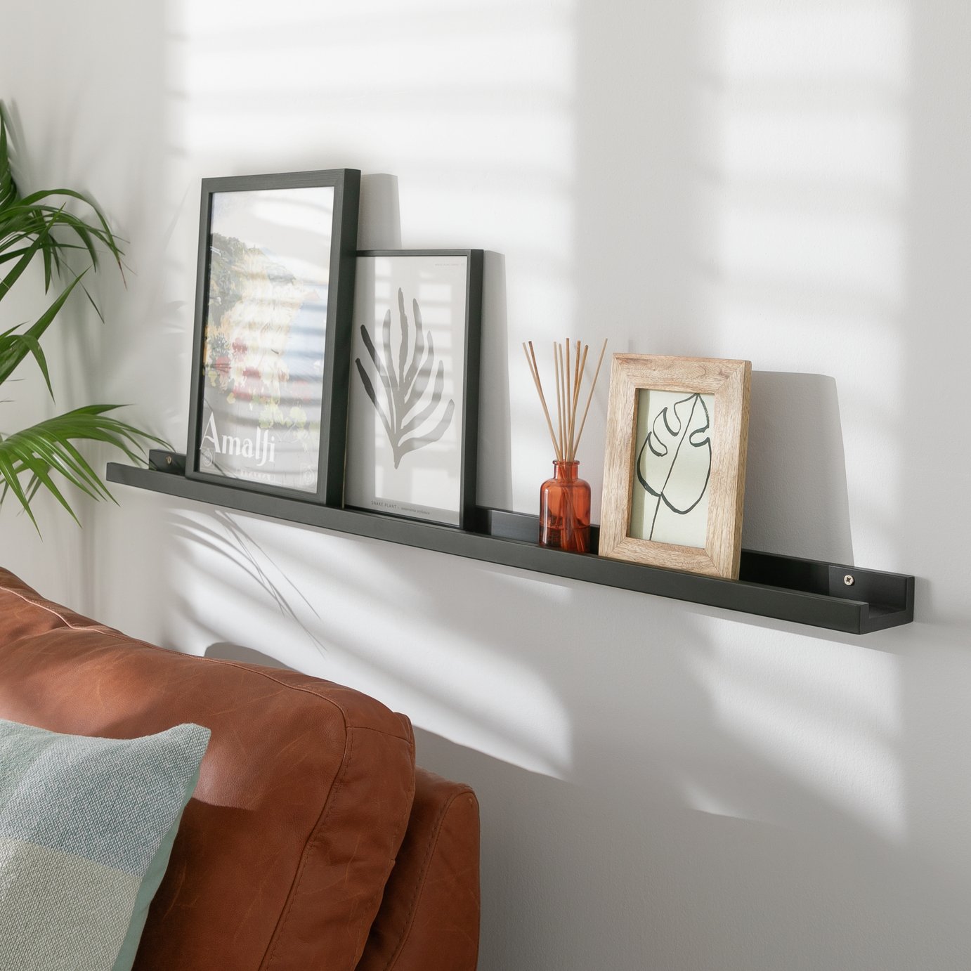 Habitat Jak 120cm Picture Rail - Black
