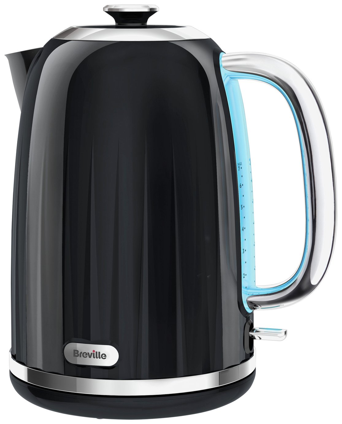 black plastic kettle