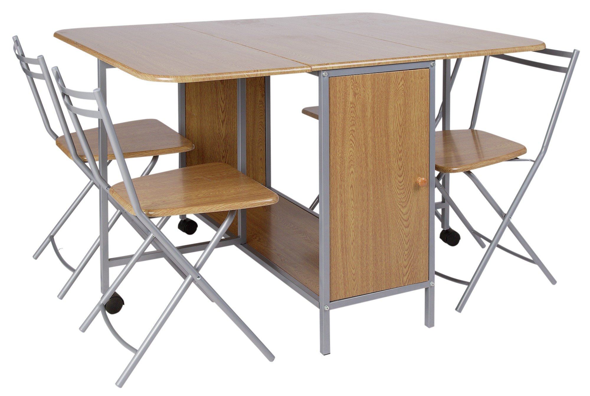 Argos Home Ext Rectangular Dining Table & 4 Folding Chairs review