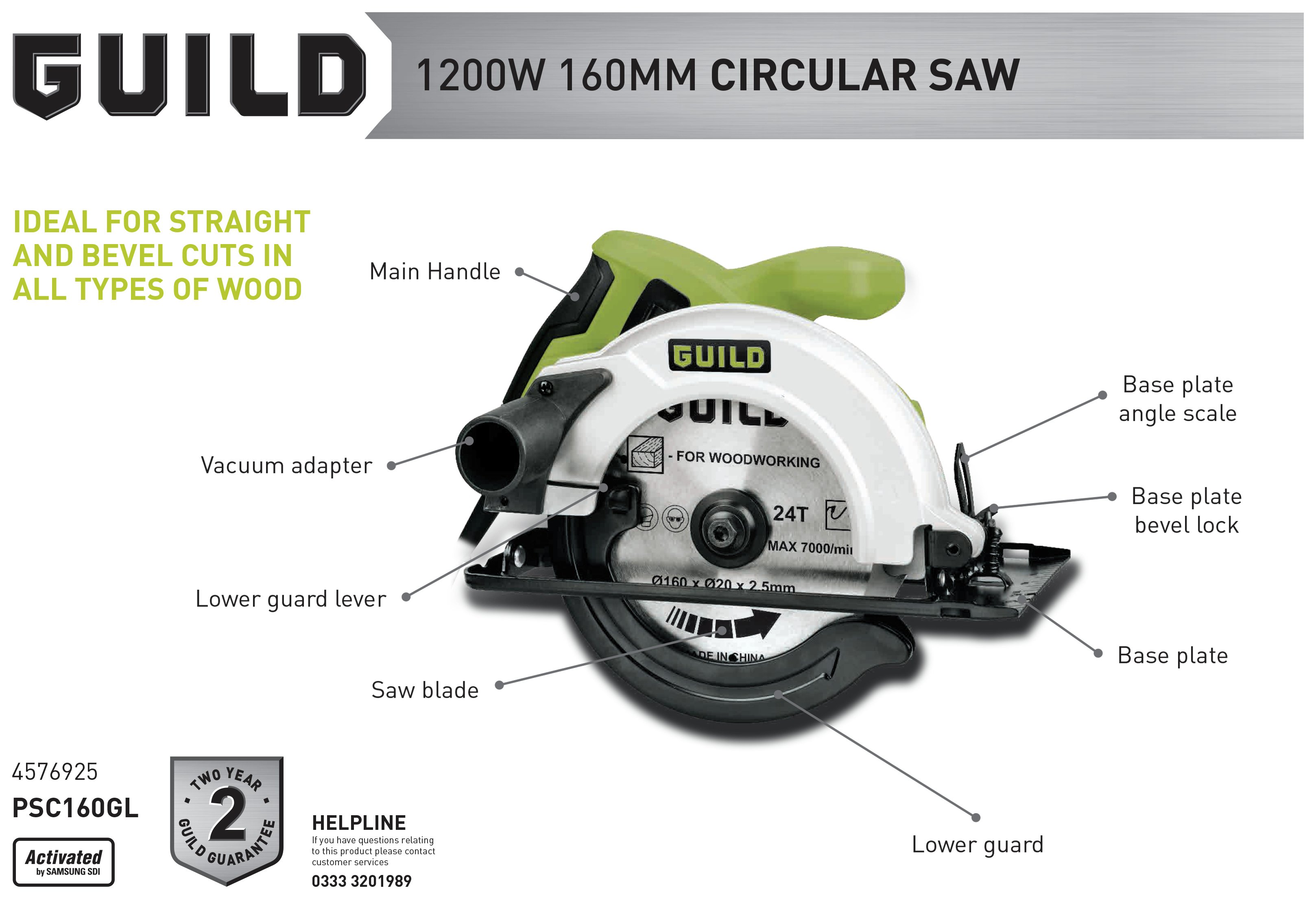 Guild 160mm Circular Saw Reviews