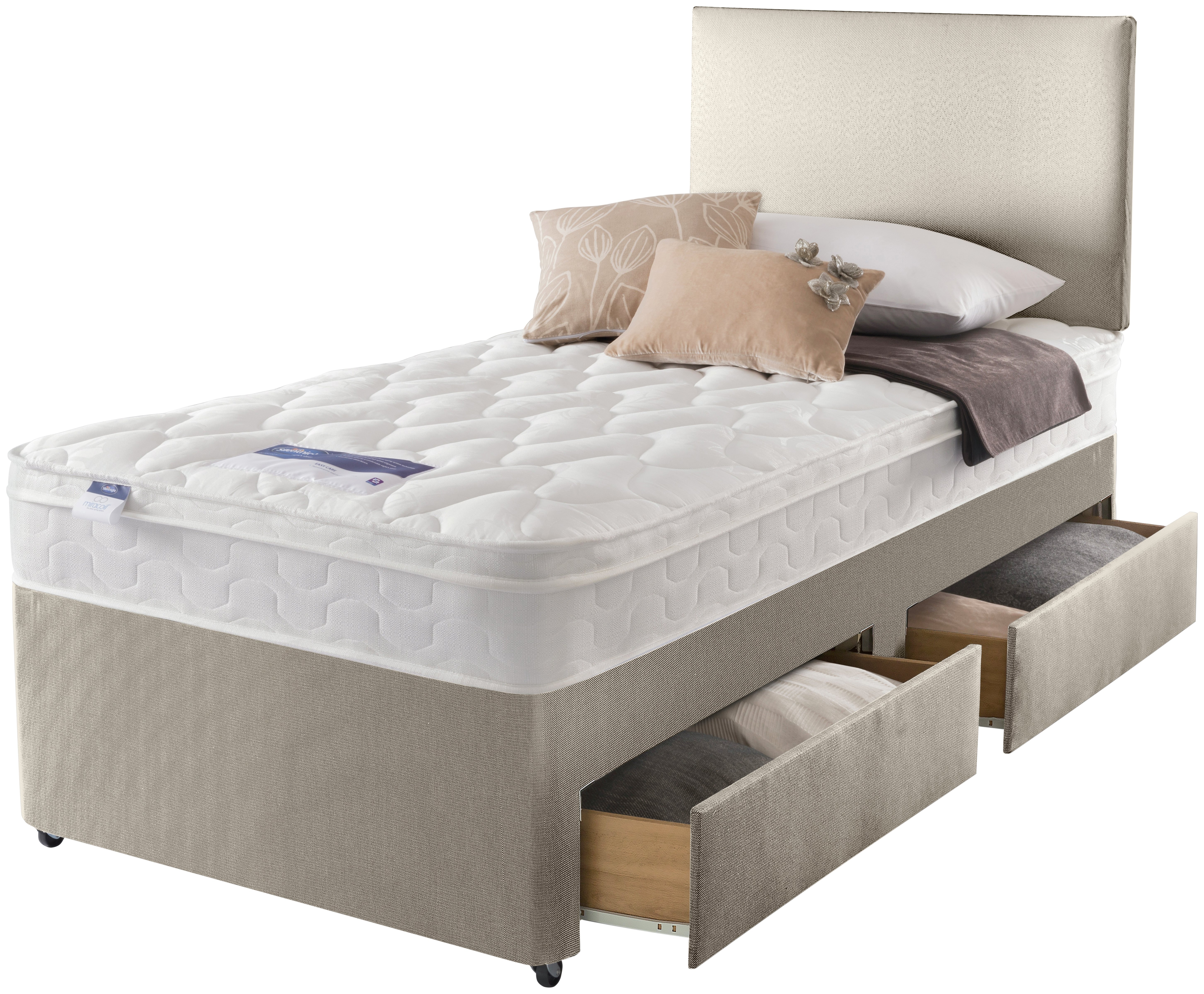 Silentnight Auckland Natural 2 Drawer Divan Review